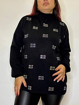 Свитер Kosta K8610 black - делук