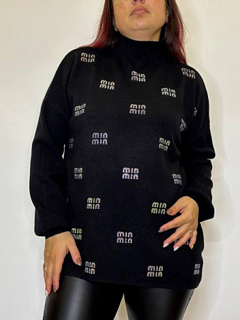 Свитер Kosta K8610 black - делук