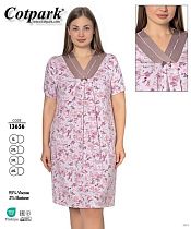 Ночнушка Cotpark 13656 pink - делук