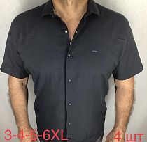 Рубашка No Brand R228 black - делук