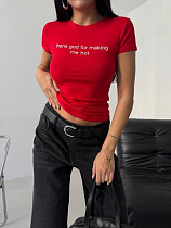 Футболка Arina 4206 red - делук