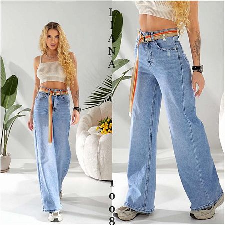 Джинсы Liana Denim 1-008 l.blue - делук