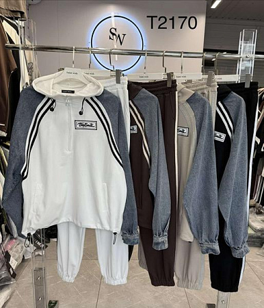 Костюм Спорт Dgmd T2170 white - делук