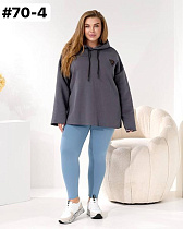 Худи Bat 70-4 grey - делук