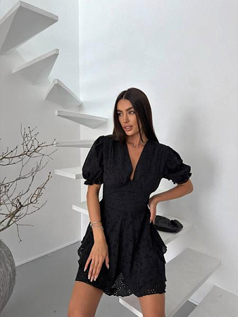Платье Akulova 5664 black - делук
