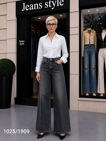 Джинсы Jeans Style 1025-1909 d.grey - делук