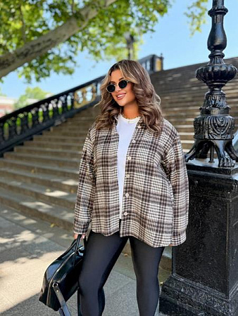 Рубашка Femzone 1134 grey Рубашка Femzone 1134 grey - делук