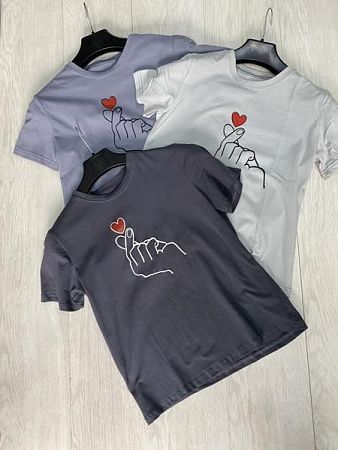 Футболка Annet AZ0058 d.grey - делук