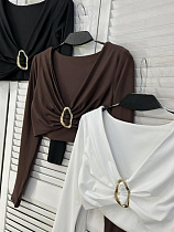 Топ Style Nadezhda 013 black - делук