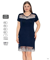 Ночнушка Cotpark 13515 navy - делук