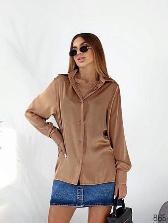 Блузка Loren 865-1 brown - делук