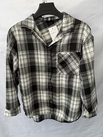 Рубашка Namik NM155 black - делук