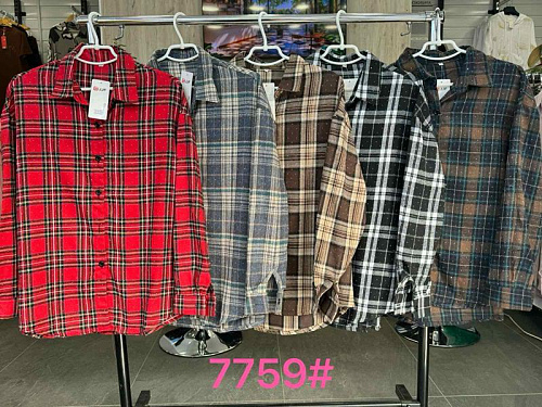 Рубашка Jjf 7759 red - делук