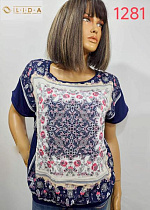 Футболка Lida 1281 navy - делук
