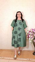 Платье Biblos 1714 green - делук