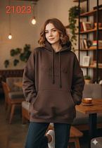 Худи Met&March 21023 brown - делук