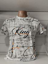 Футболка Panda 1718 white - делук