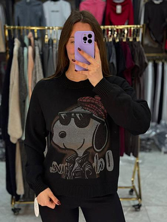 Свитер Arina 925-2 black - делук