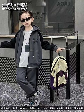 Костюм Спорт Delfinka 99018 d.grey - делук