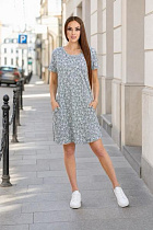 Платье Trikotag T1401 l.grey - делук