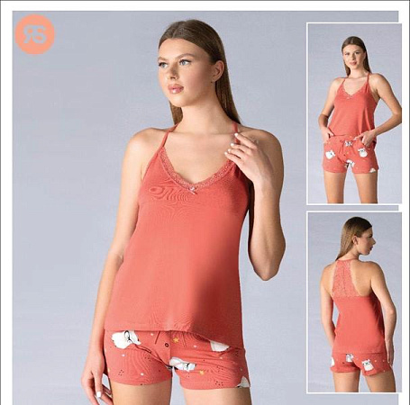 Пижама Trikotag 6221 red - делук