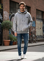 Худи Moranny MR376 grey - делук