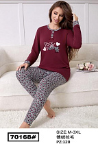 Пижама Anion 70168 wine - делук