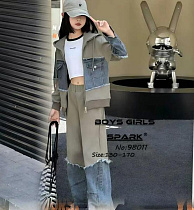 Костюм Спорт Delfinka 98011 khaki - делук