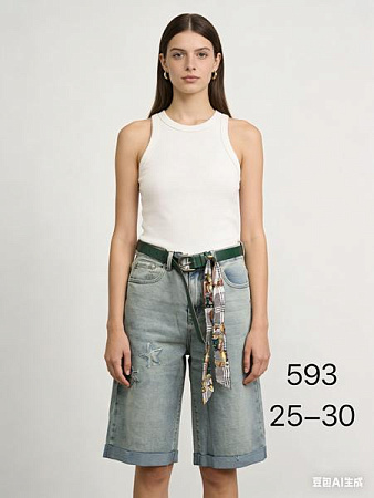 Шорты Newjeans 593 l.blue - делук