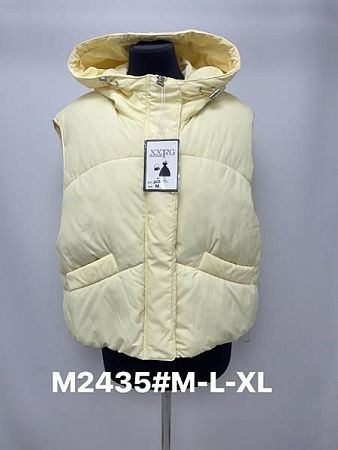 Жилетка Jacket M2435 yellow - делук