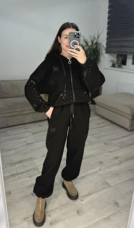 Костюм Спорт S.Style 641 black - делук