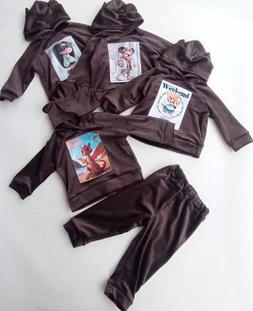 Костюм Спорт Meloria ML3312 brown girl - делук