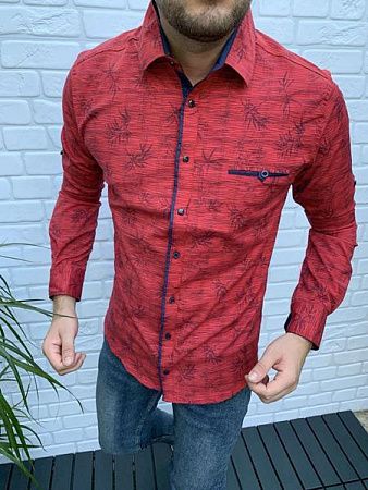 Рубашка Nik 55489 red - делук