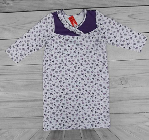 Ночнушка Imlion 220 white-violet - делук