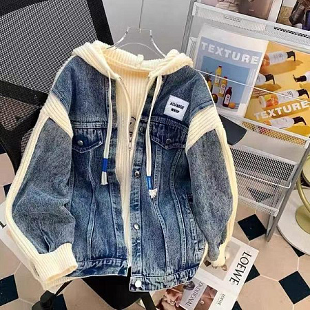 Кофта Major 01 blue-beige - делук