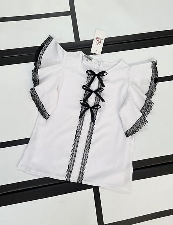 Блузка Kosmy 414 white-black - делук
