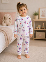 Пижама Disneyopt Kids DS429 white - делук