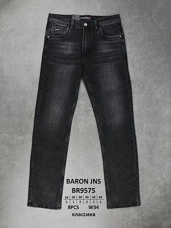 Джинсы God Baron BR9575 black - делук