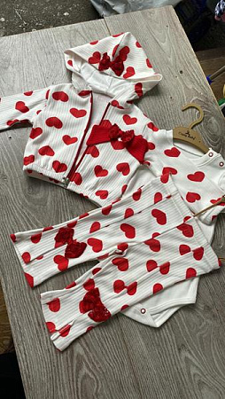 Костюм Спорт Proschenko PR703 white - делук