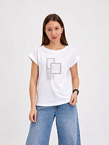 Футболка Fsn 6567 white - делук