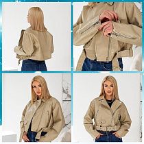 Куртка Dorimodes DJ2681T beige - делук