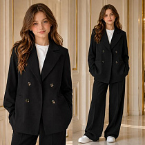 Пиджак Karolina KR833 black - делук