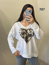 Свитер Fsn 707 white - делук