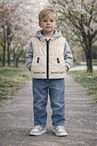 Жилетка Major Kids 6M-18 apricot - делук