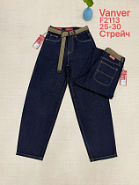 Джинсы Vanver F2113 navy - делук