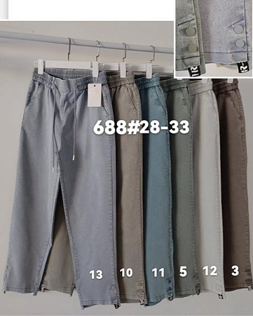 Штаны Immei 688-13 l.grey - делук