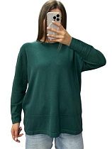 Свитер Elena&Vika 25233 d.green - делук