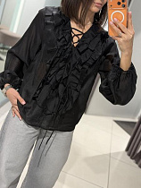 Блузка Comod 2532 black - делук