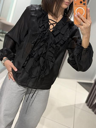 Блузка Comod 2532 black - делук