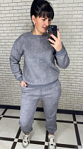 Костюм Спорт Valentina 085-1 grey - делук